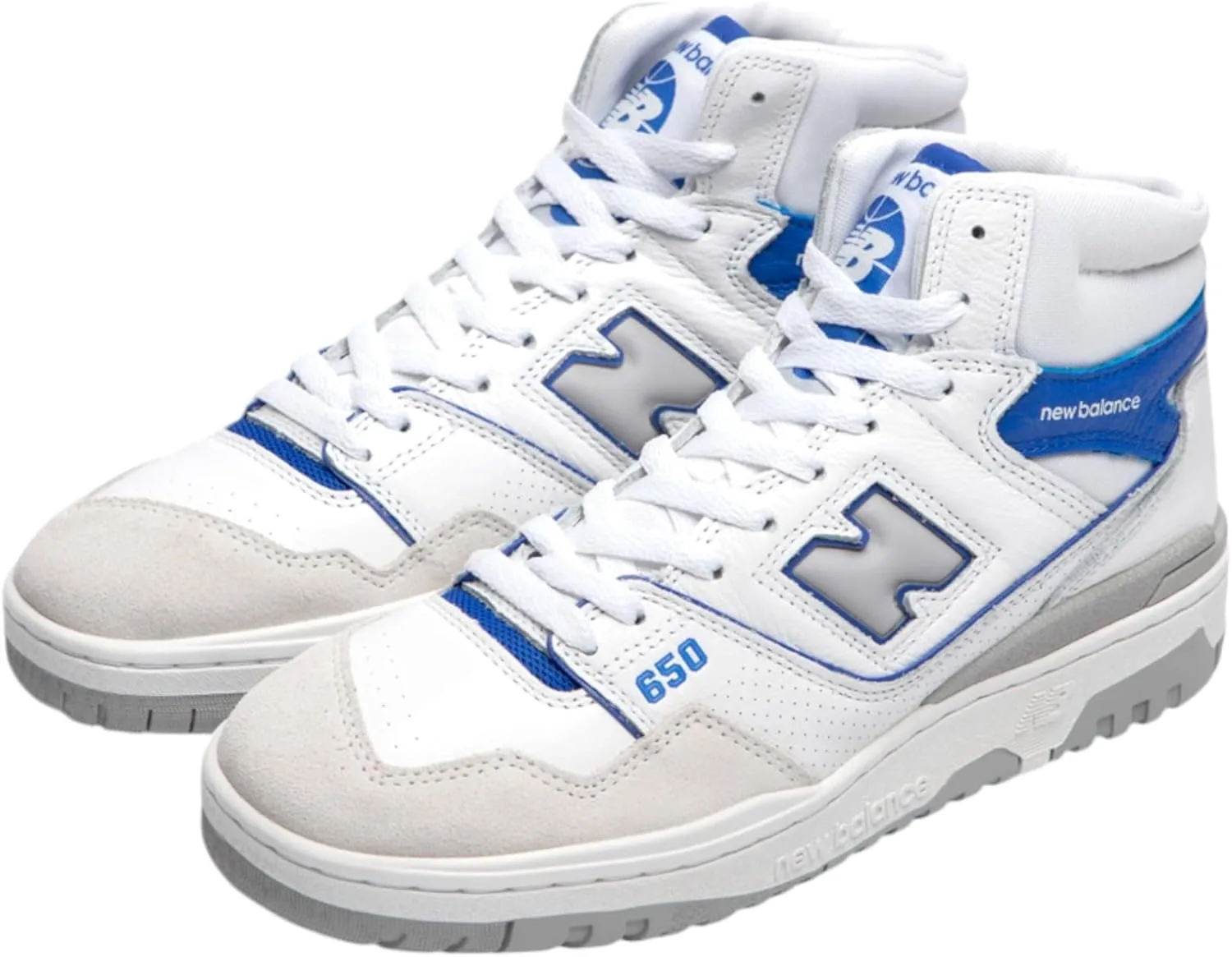 Кроссовки мужская модель New Balance BB650 V1, белый/синий — фото 2