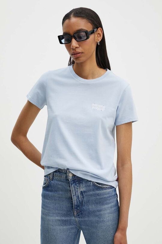 

Хлопковая футболка Levi's, синий