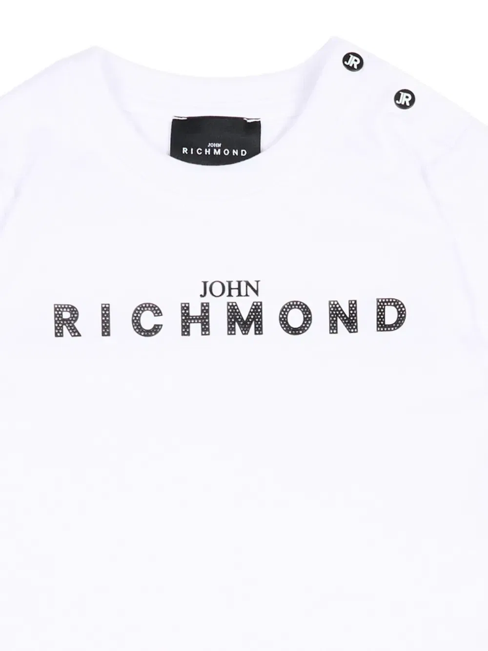 Комплект из футболки и шорт John Richmond Junior, белый — фото 3