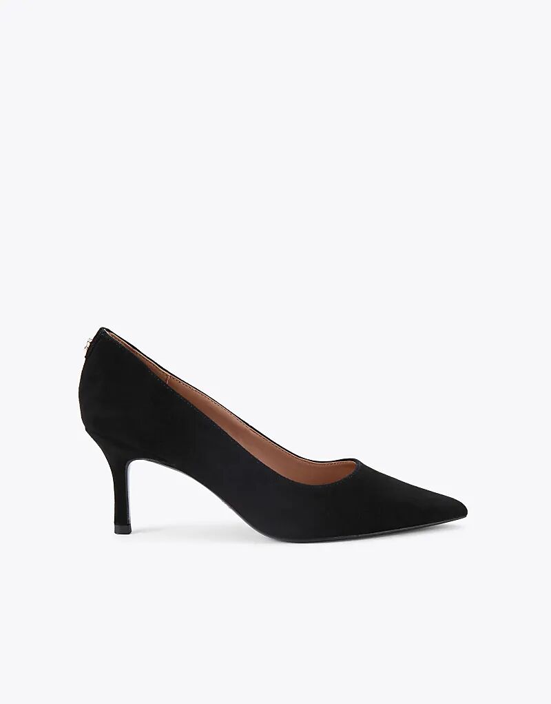 Туфли на каблуке Carvela Pompeii из черной замши