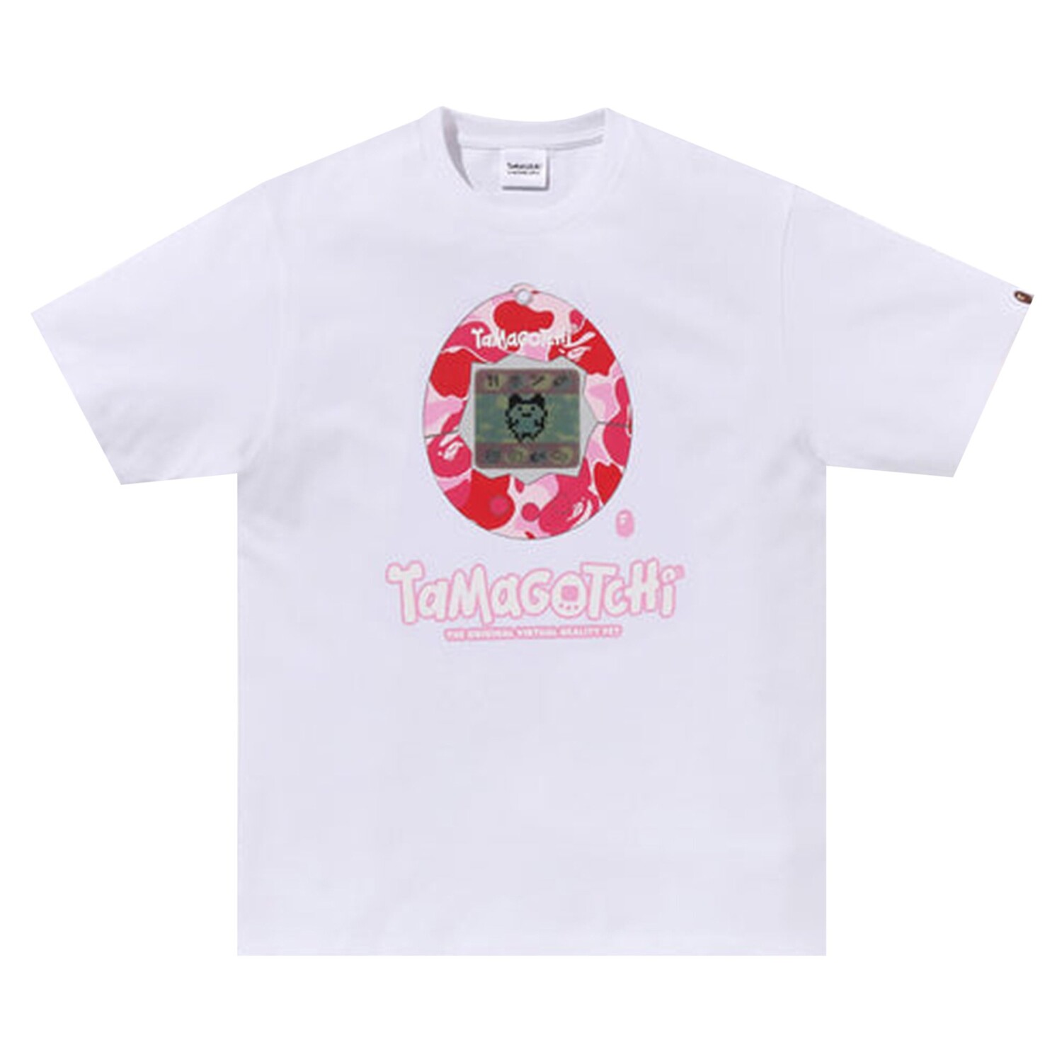 

Футболка BAPE x Tamagotchi #2 Белый/Розовый