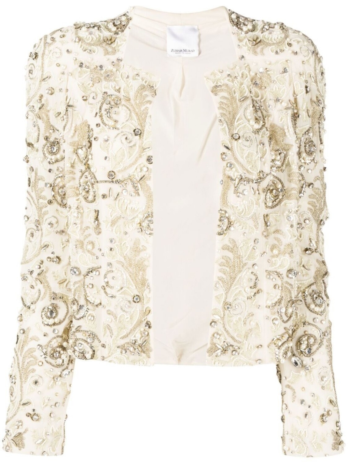 

Декорированный кардиган Zuhair Murad, золотистый