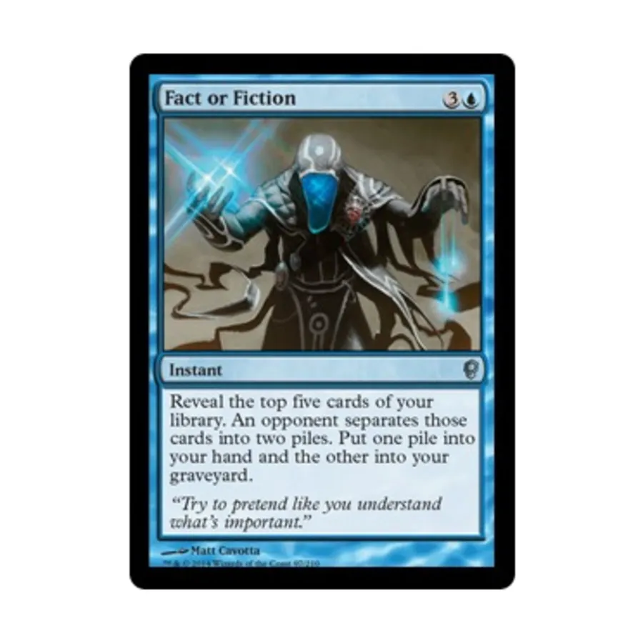 

CCG Факт или вымысел (U), MTG - Conspiracy