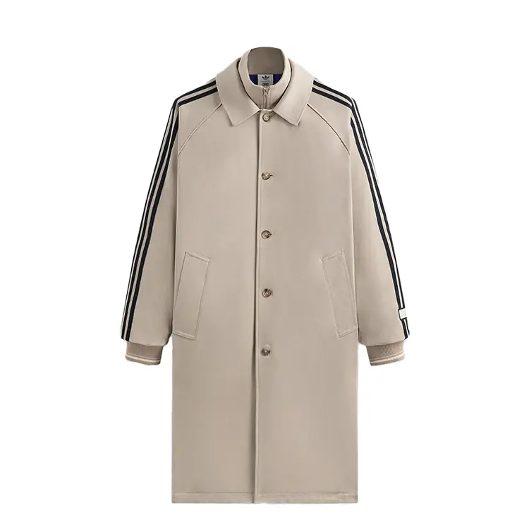 

Тренч Kith X Adidas Football Hybrid Adidas Originals, бежевый