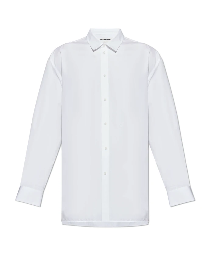 

Рубашка с логотипом Jil Sander, белый
