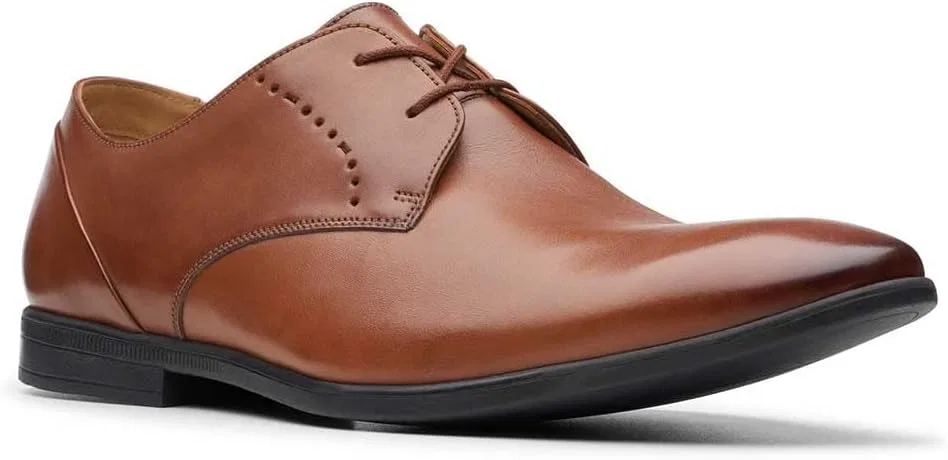 Туфли Clarks Men's Bampton Lace Brogues, Brown — фото 4