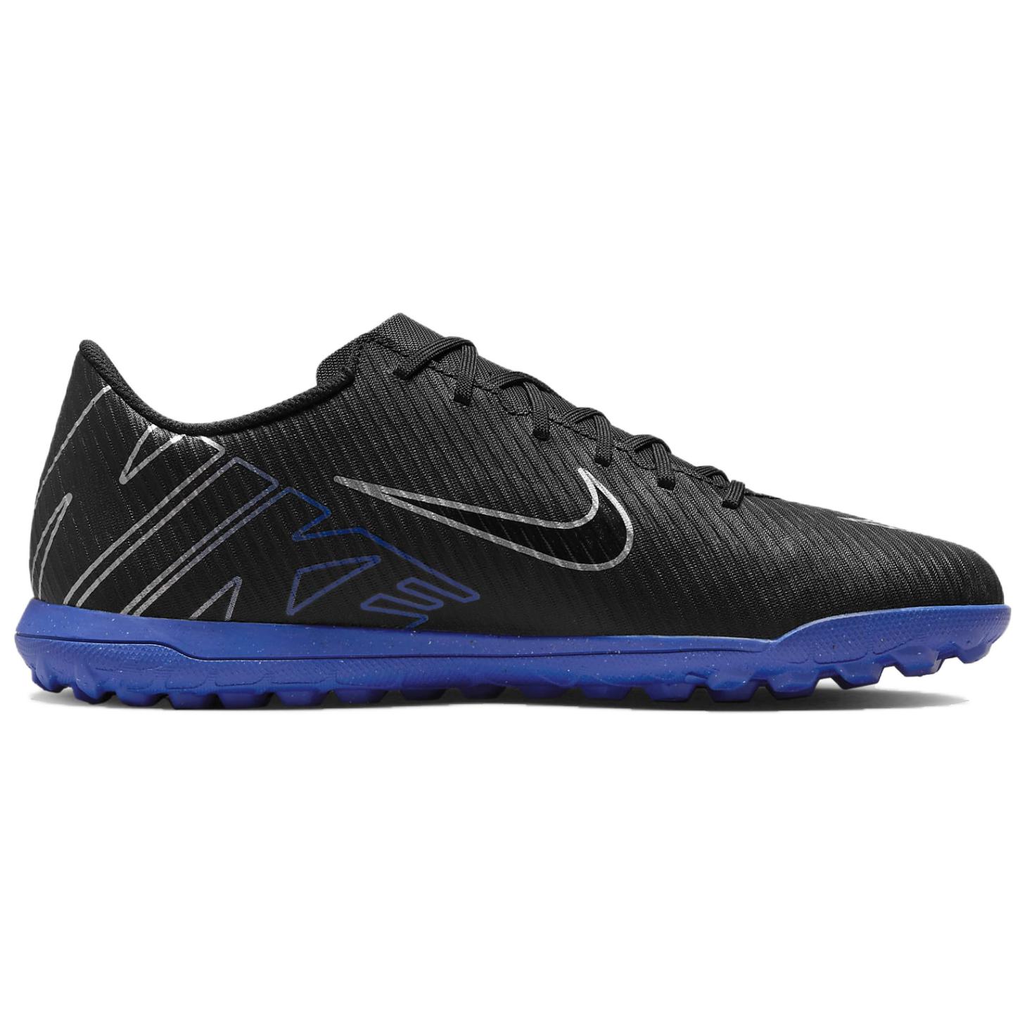Nike Mercurial Vapor 15 Антискользящие Износостойкие Футбольные Бутсы Унисекс Черный Синий — фото 2