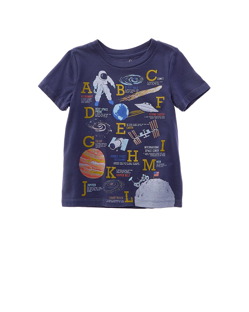 

Детская футболка Peek Kids Stephen ABC Space, синий