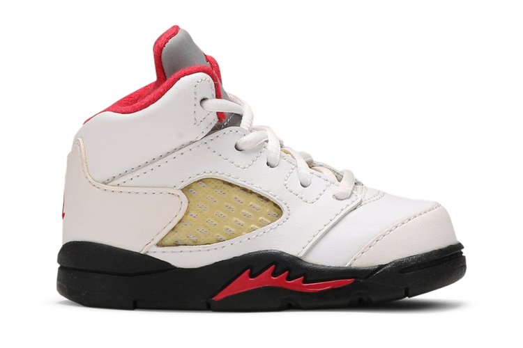 

Кроссовки Air Jordan 5 TD 'Fire Red', белый