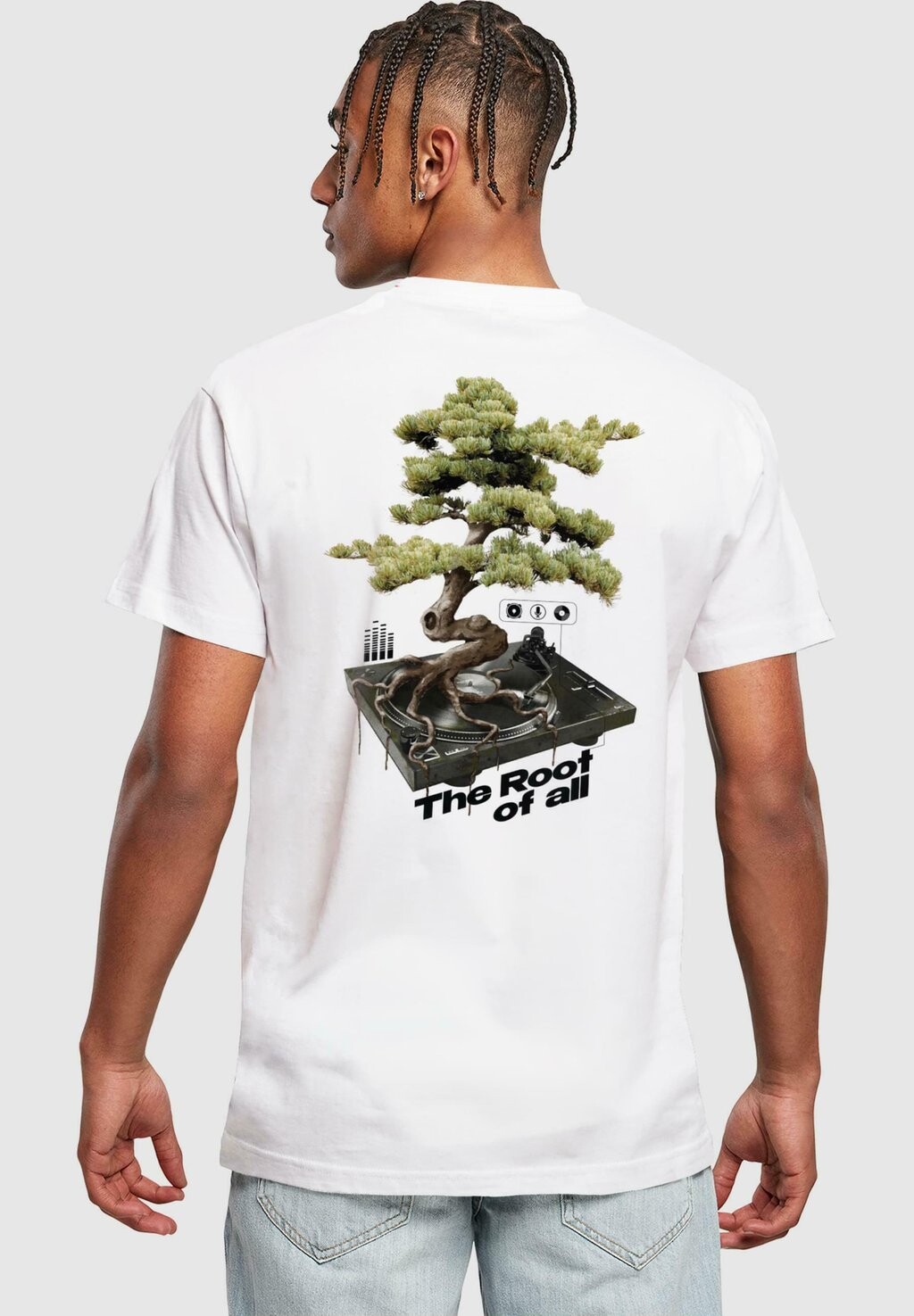 

Футболка с принтом ROOT OF ALL Mister Tee, цвет white