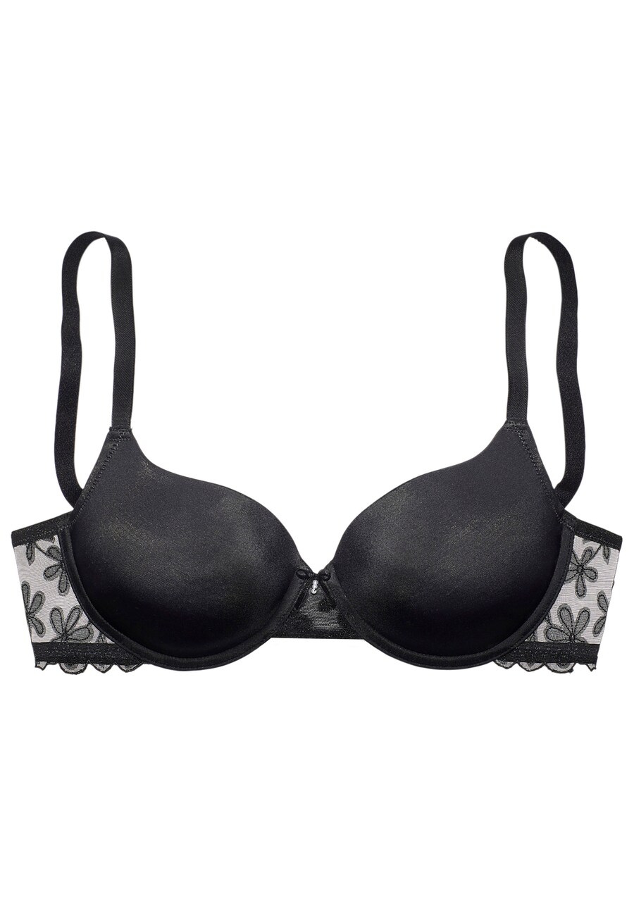 

Бюстгальтер на косточках LASCANA Push-up Bra, черный