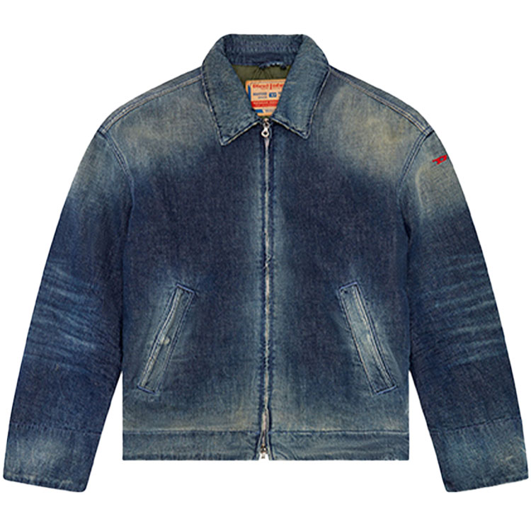 DIESEL Стековый джекет, Dark Blue — фото 3