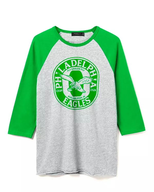 

Футболка-Реглан унисекс с символикой НФЛ «Филадельфия Иглз» Junk Food Clothing, мультиколор
