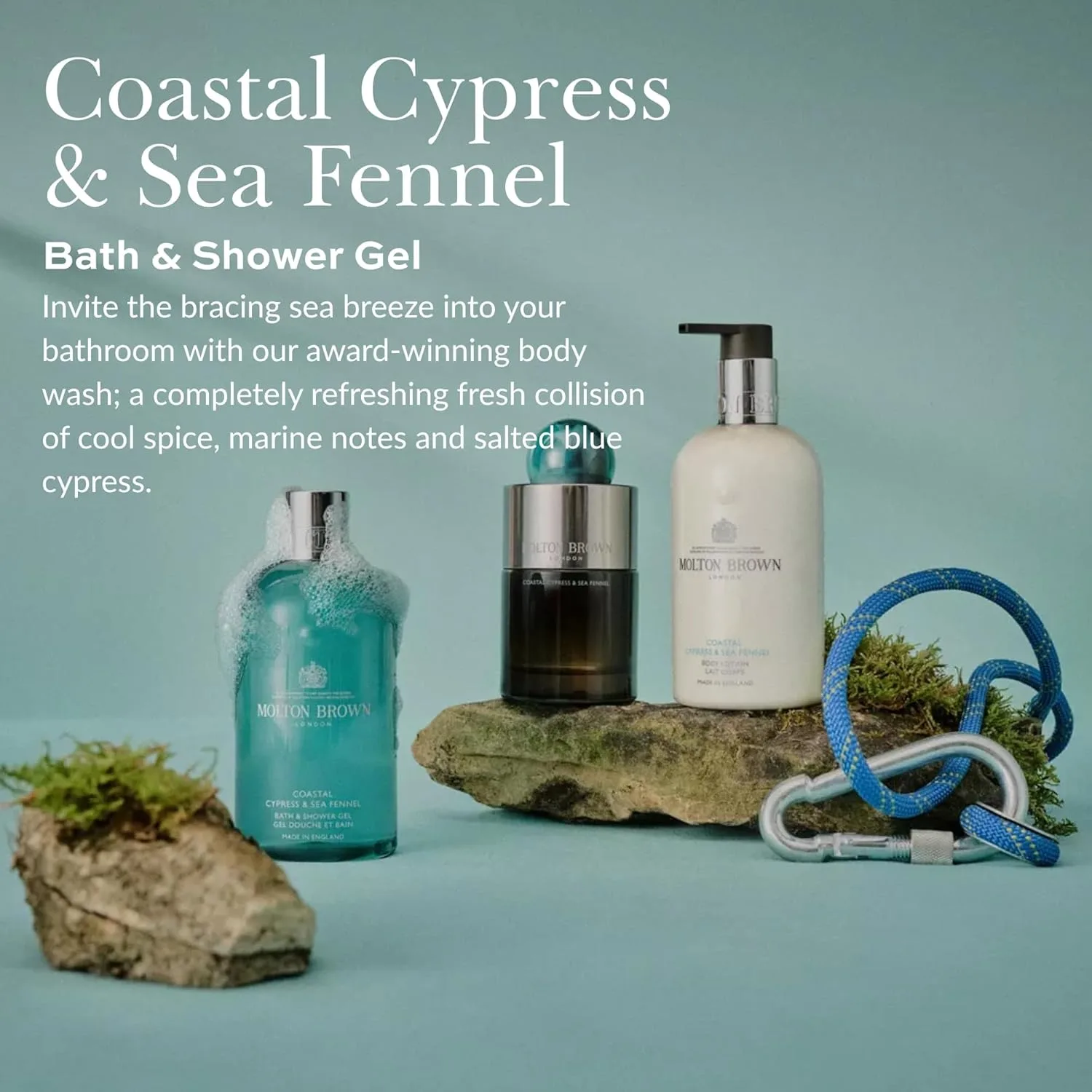 Гель для душа Molton Brown Coastal Cypress & Sea Fennel, 10 жидких унций., Multicolor — фото 2