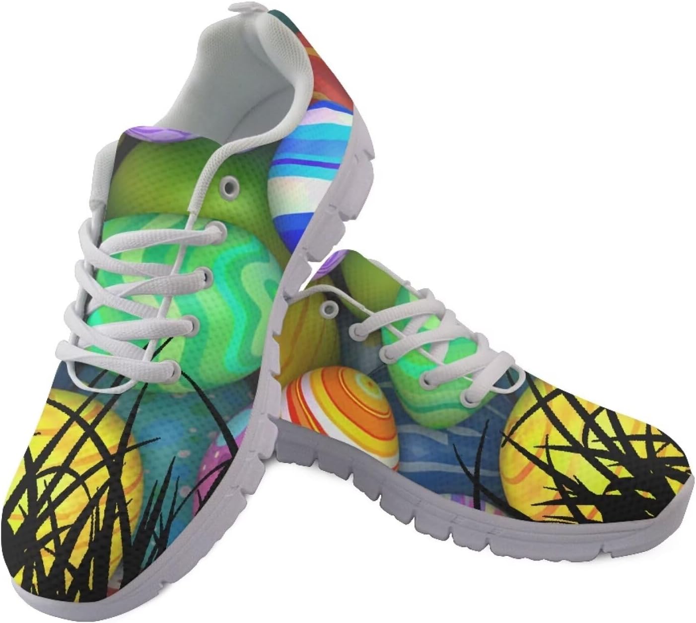 

Мужские кроссовки AmzPrint для походов, бега и ходьбы с принтом, Easter Eggs