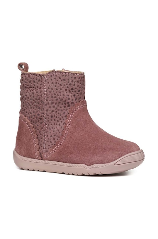 

Детские замшевые ботиночки MACCHIA Geox, розовый