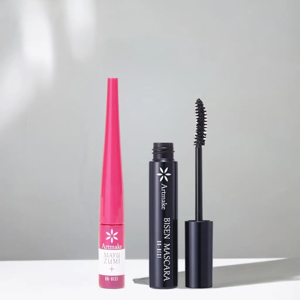 Набор для макияжа Eyebrow Ink Plus & Bifi Mascara Neo Art Make коричневый, черный