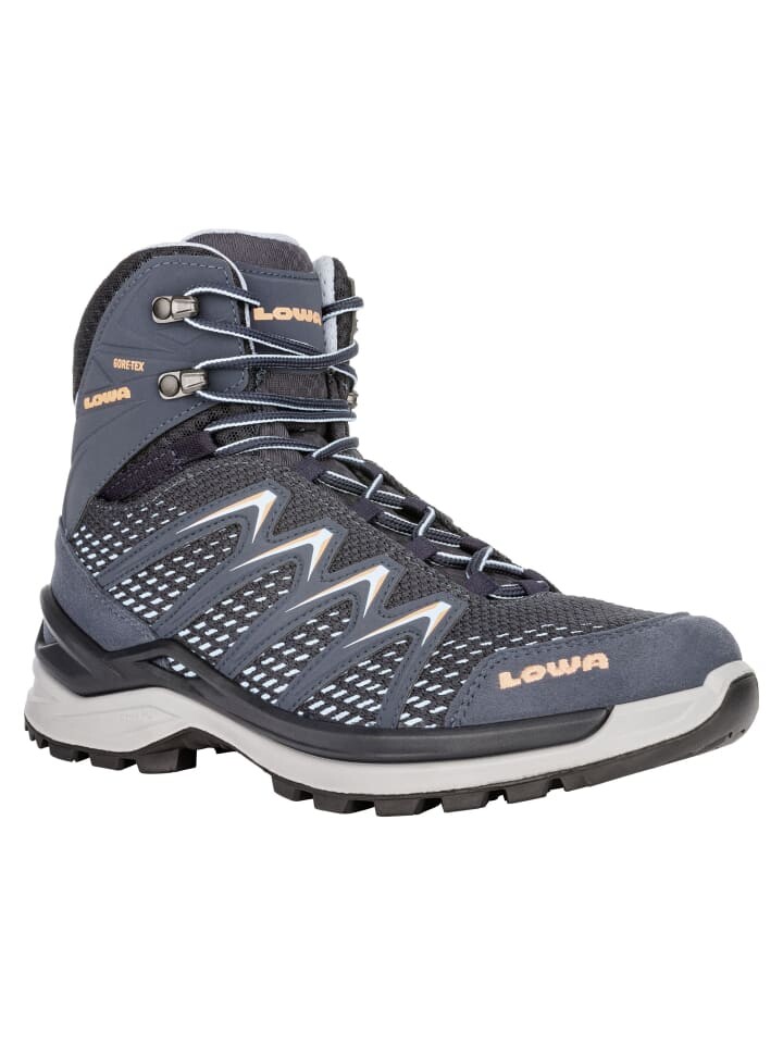 Сапоги LOWA Wander INNOX PRO GTX MID Ws, цвет stahlblau/lachs
