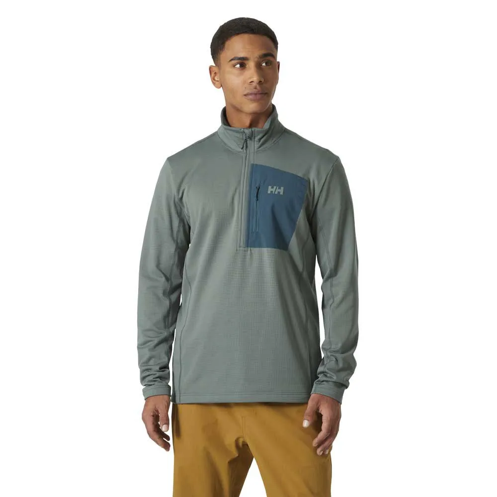 

Флис Helly Hansen Versalite half zip, зеленый/серый