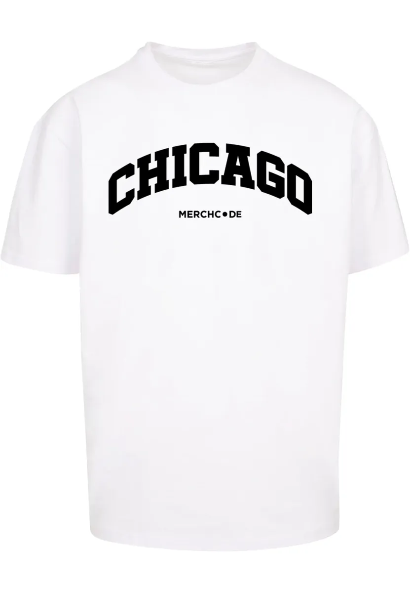 

Футболка Merchcode " Merchcode Men's Chicago Wording - Heavy Oversize Tee", белый