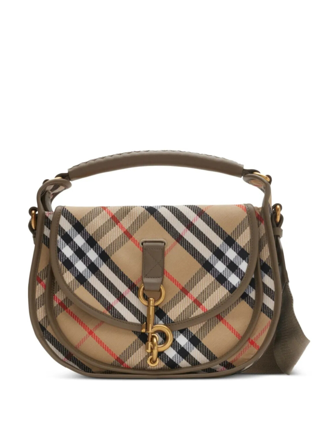 

Сумка Burberry B Clip через плечо, нейтральный