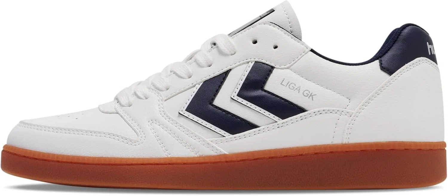 Кроссовки для игры в помещении Hummel Liga GK, белые, артикул 225343-7344