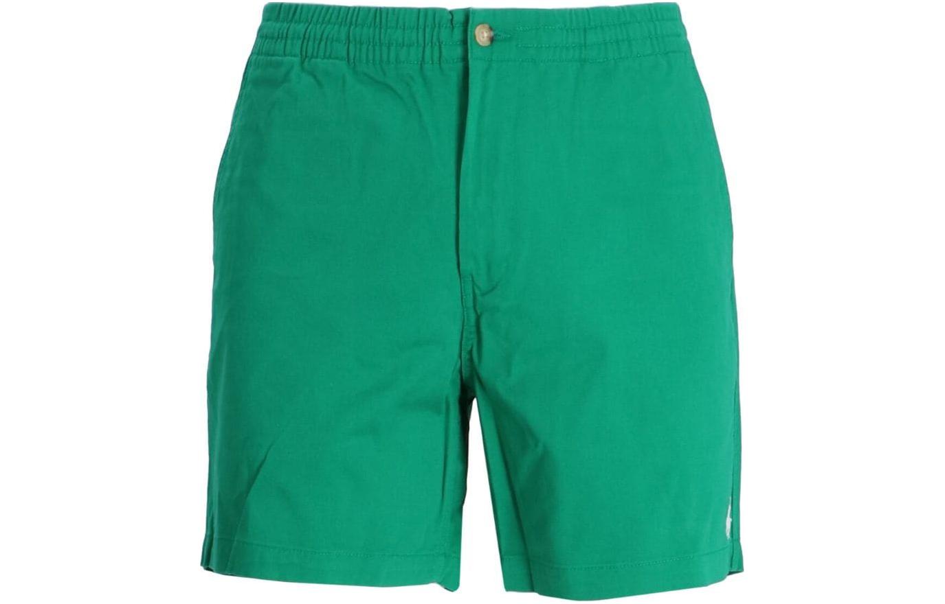 

Поло пони с вышивкой, шорты из твила Polo Ralph Lauren, зеленый