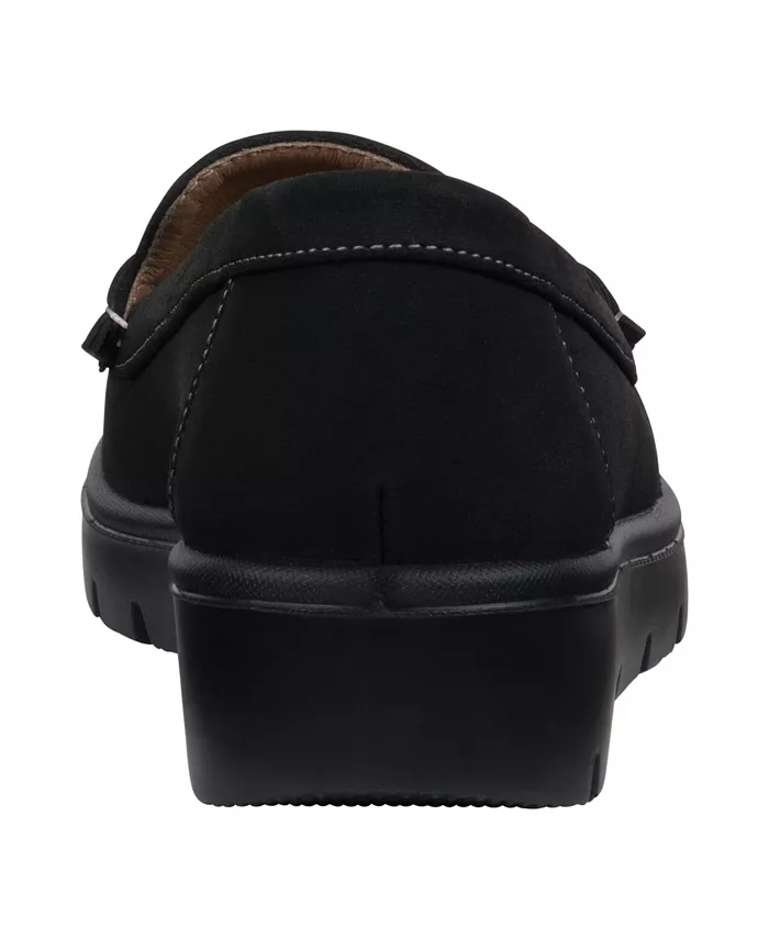 Женские лоферы Fallon на массивной подошве GC Shoes, черный — фото 3