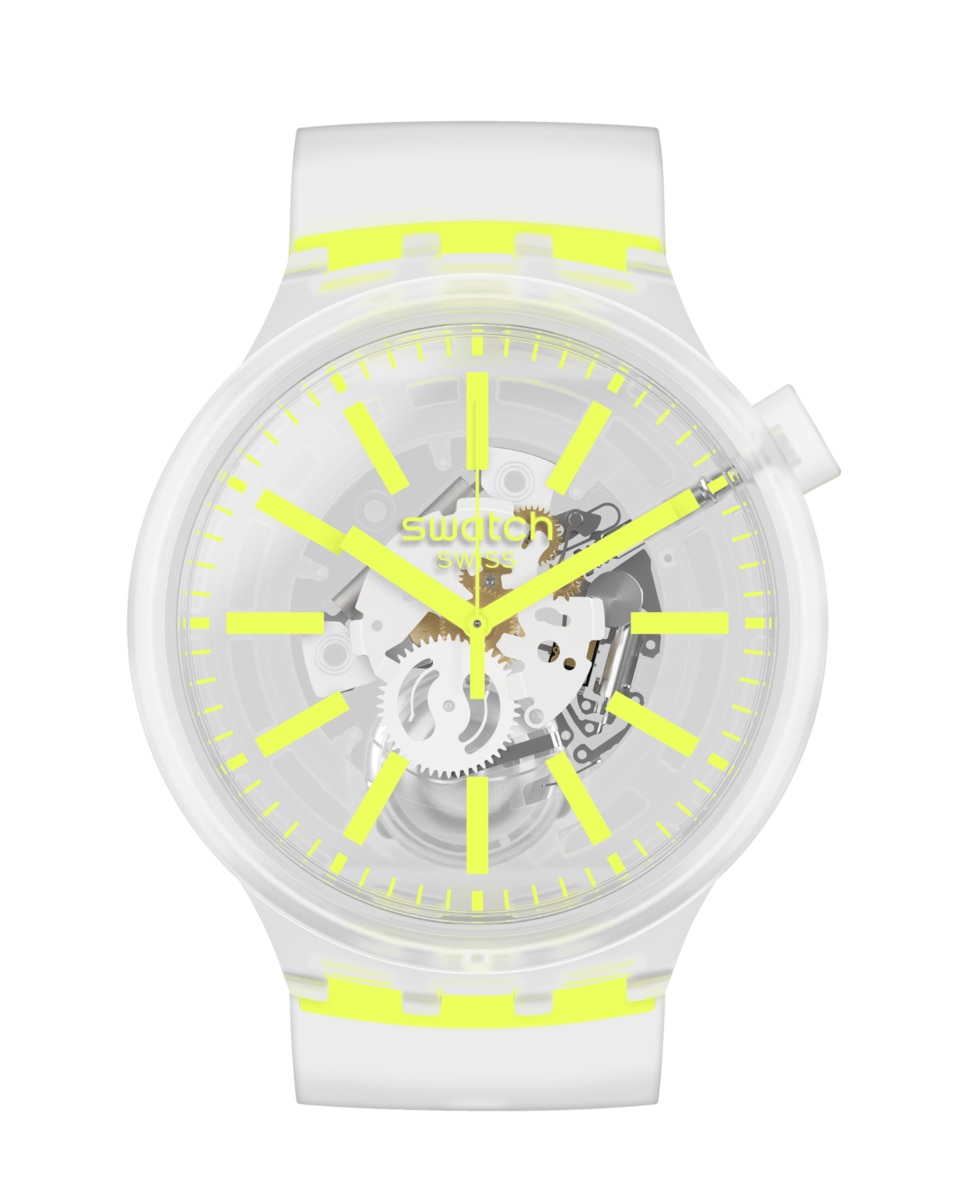 

Часы Yellowinjelly с белым силиконовым ремешком Swatch, белый