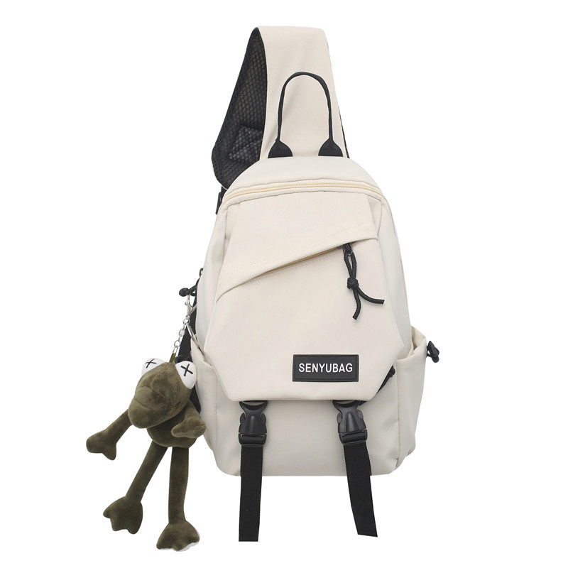 

Нейлоновая слинг-сумка унисекс черный/черный белый серый/белый/зеленый белый оранжевый/синий белый розовый OUZIHUANG