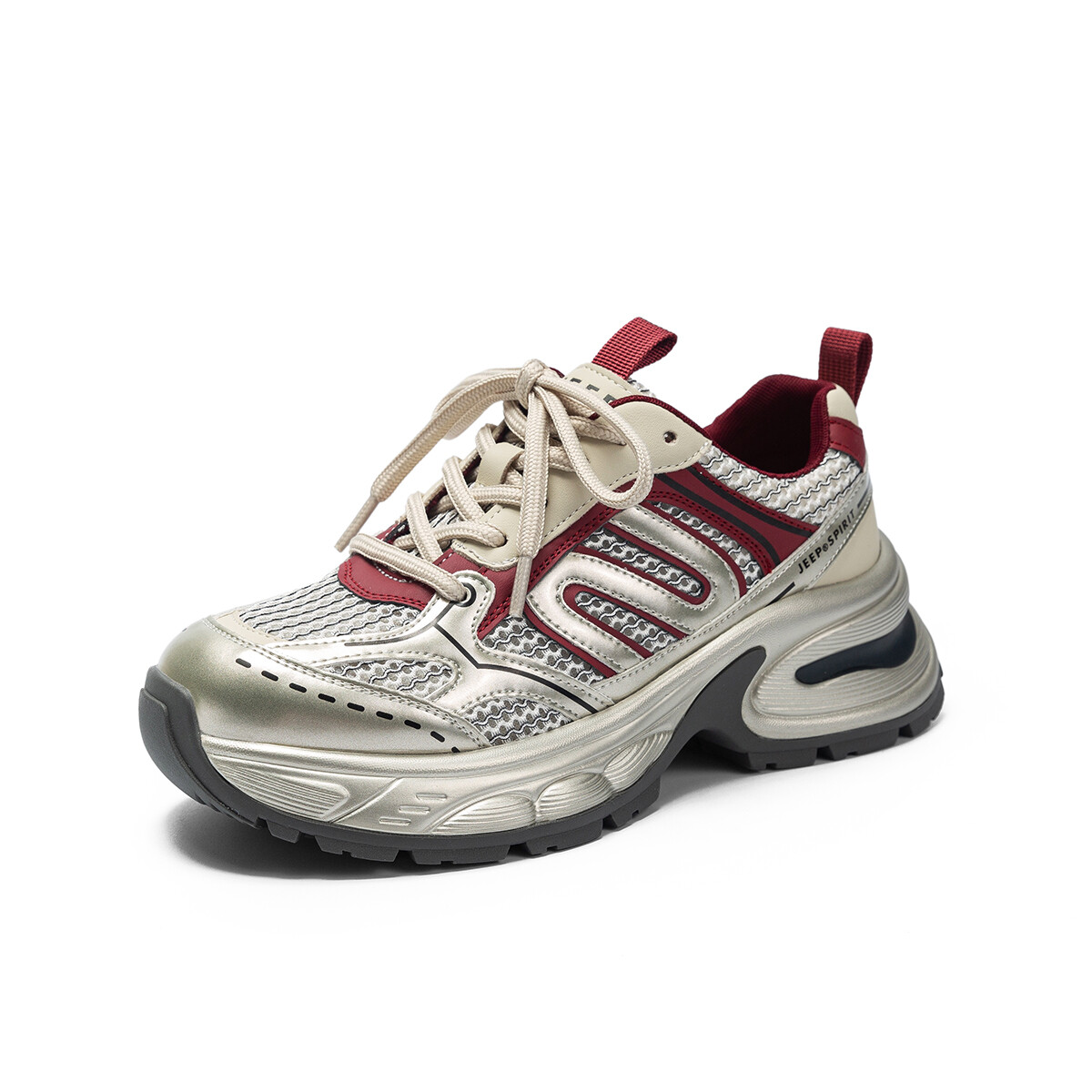 

Кроссовки JEEP SPIRIT Chunky Sneakers Women's Low-top, красный