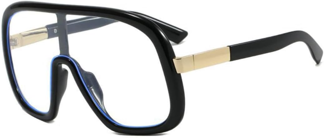 

Винтажные большие цельные солнцезащитные очки для женщин и мужчин в стиле панк, популярные, в крупной оправе, роскошные, с защитой от УФ-излучения UV400 HHZZYVY, 3243-c8