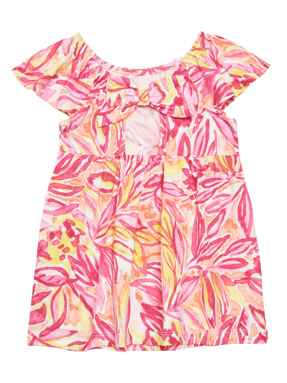 Летнее платье свободного покроя 34VAGV010 United Colors Of Benetton, розовый — фото 2