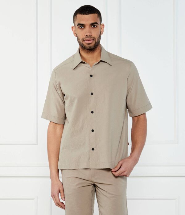 

Рубашка lapoully_m Relaxed fit Boss Orange, желтый