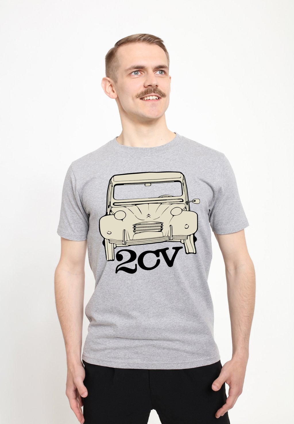 

Футболка с принтом CITROEN CV FOR LIGHT Henry Tiger, цвет Heather Grey