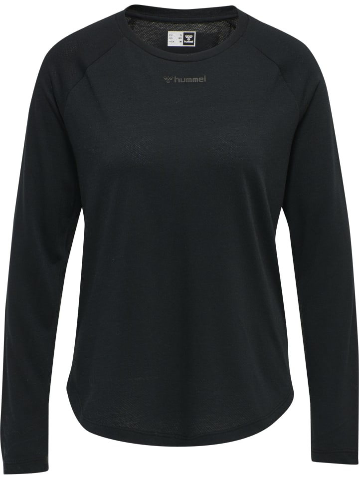 

Спортивная футболка Hummel L/S Raglanärmel Hmlmt Yoga Damen, черный