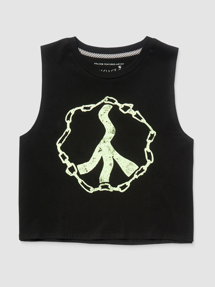 

Топ танк Volcom Fa Filip Rygalski Tank Top, black