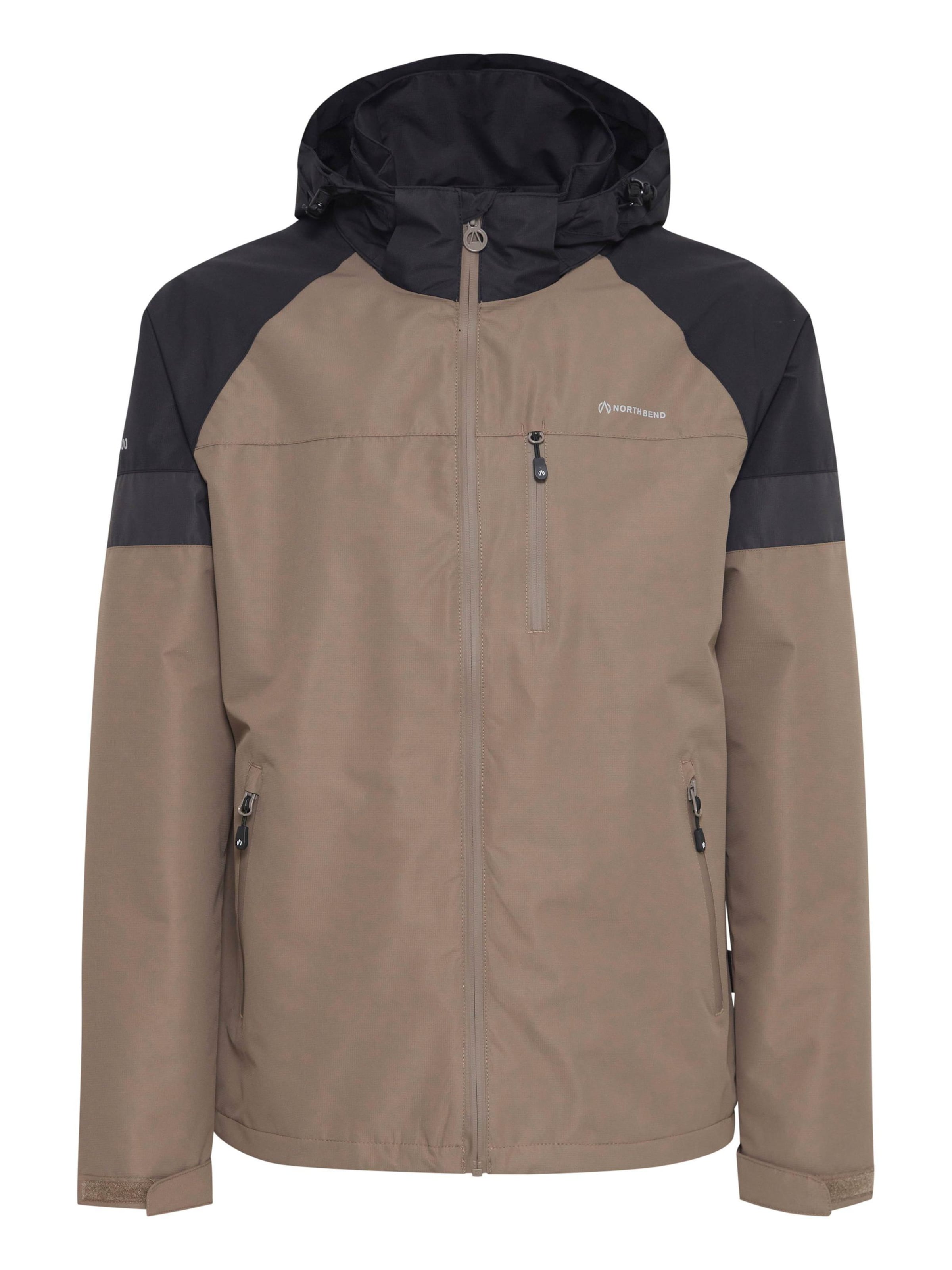 

North Bend Куртка Performance 'Tompkins' в сером, грязевом цвете