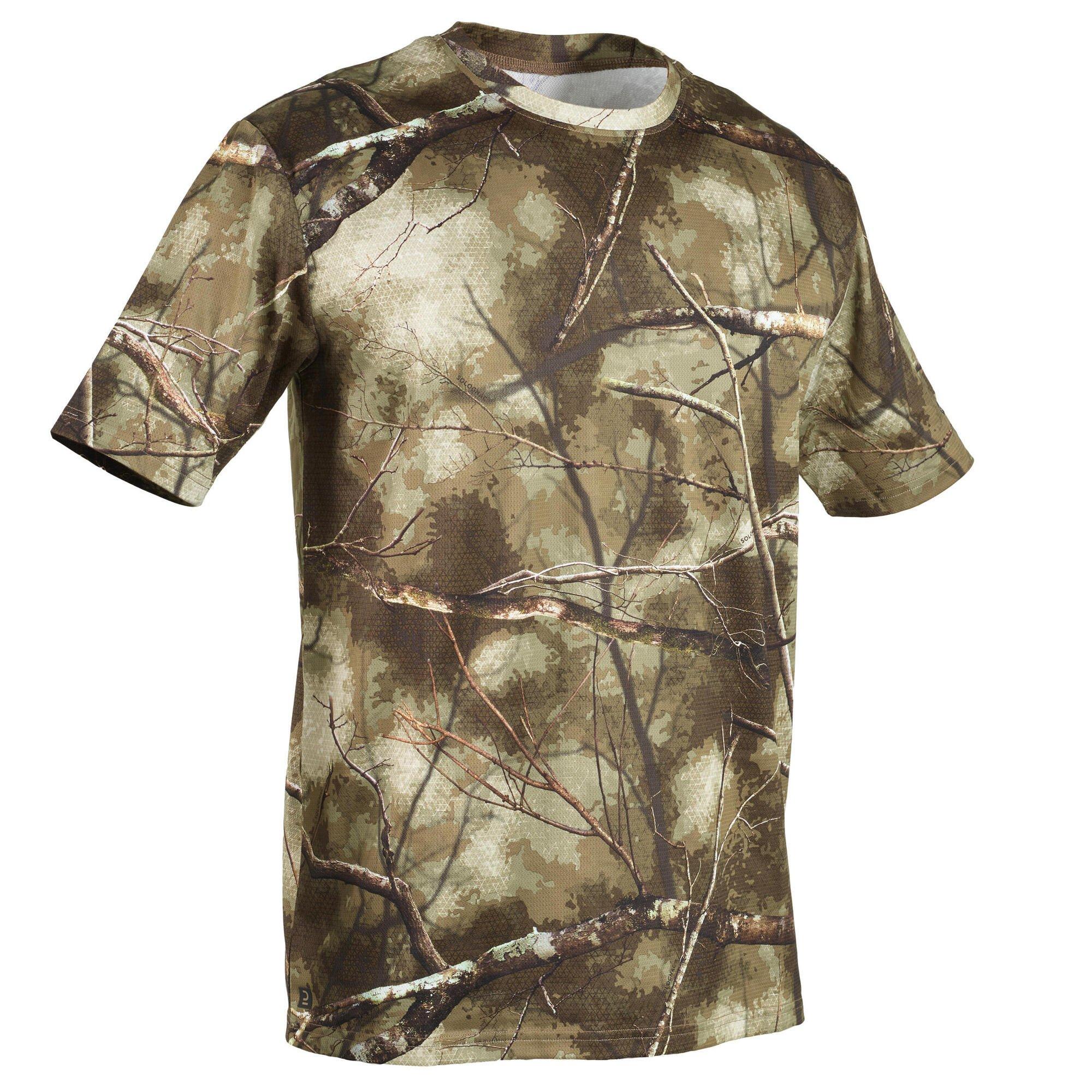 

Дышащая футболка Country Sport с короткими рукавами Decathlon Treemetic 100 Camouflage Solognac, мультиколор