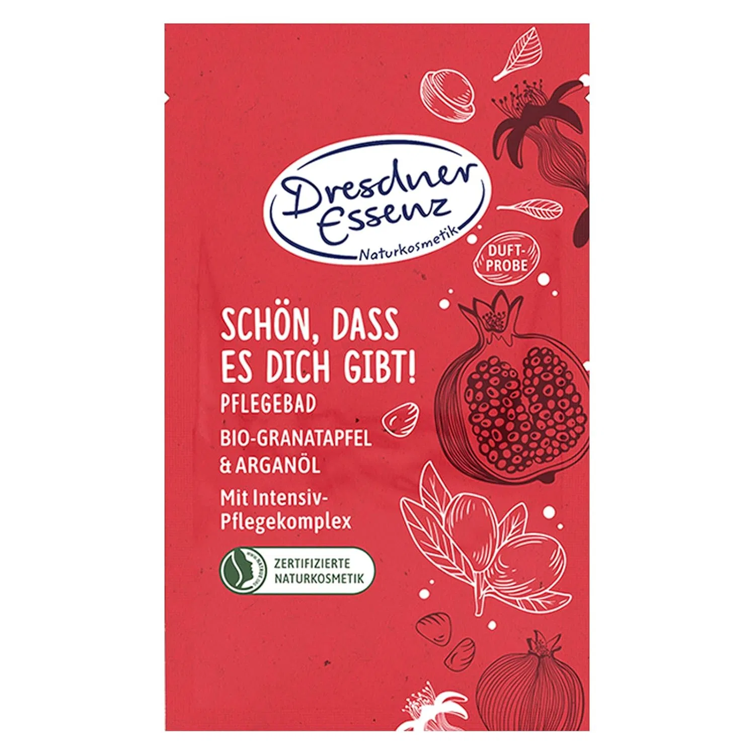 Веганская пена для ванны с ароматом граната Dresdner Essenz Dresdner Essenz
