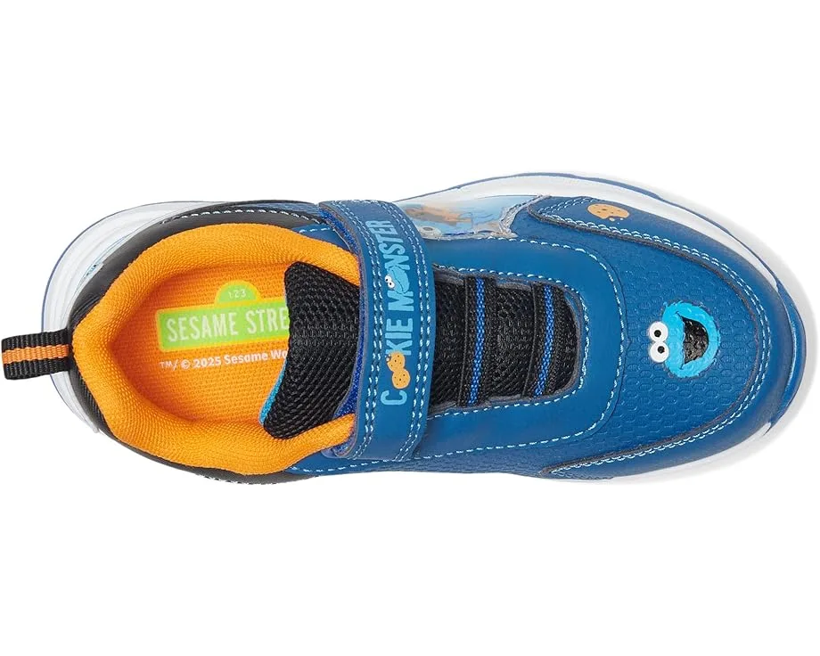 Кроссовки Josmo Sesame Street Elmo Cookie Monster Sneaker (Toddler/Little Kid), Navy/Blue — фото 2