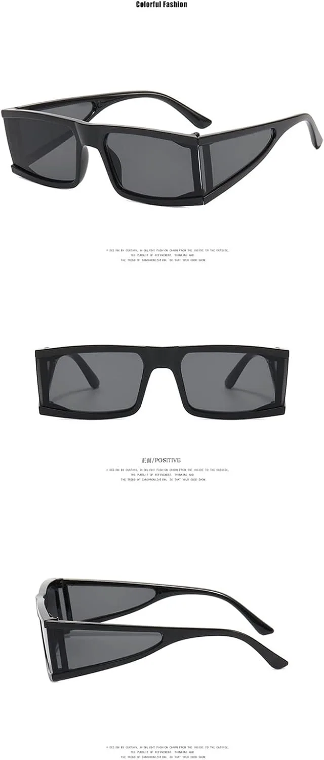 

Квадратные солнцезащитные очки в маленькой оправе для уличной стрельбы, мужские и женские, декоративные, для активного отдыха (Цвет: G, Размер: 1) GAOXIN, G