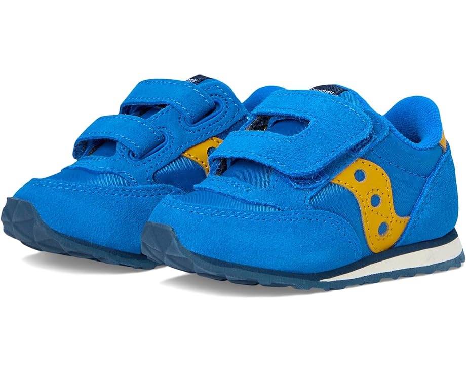 

Кроссовки Saucony Kids Jazz Hook & Loop Sneaker, цвет Blue/Yellow
