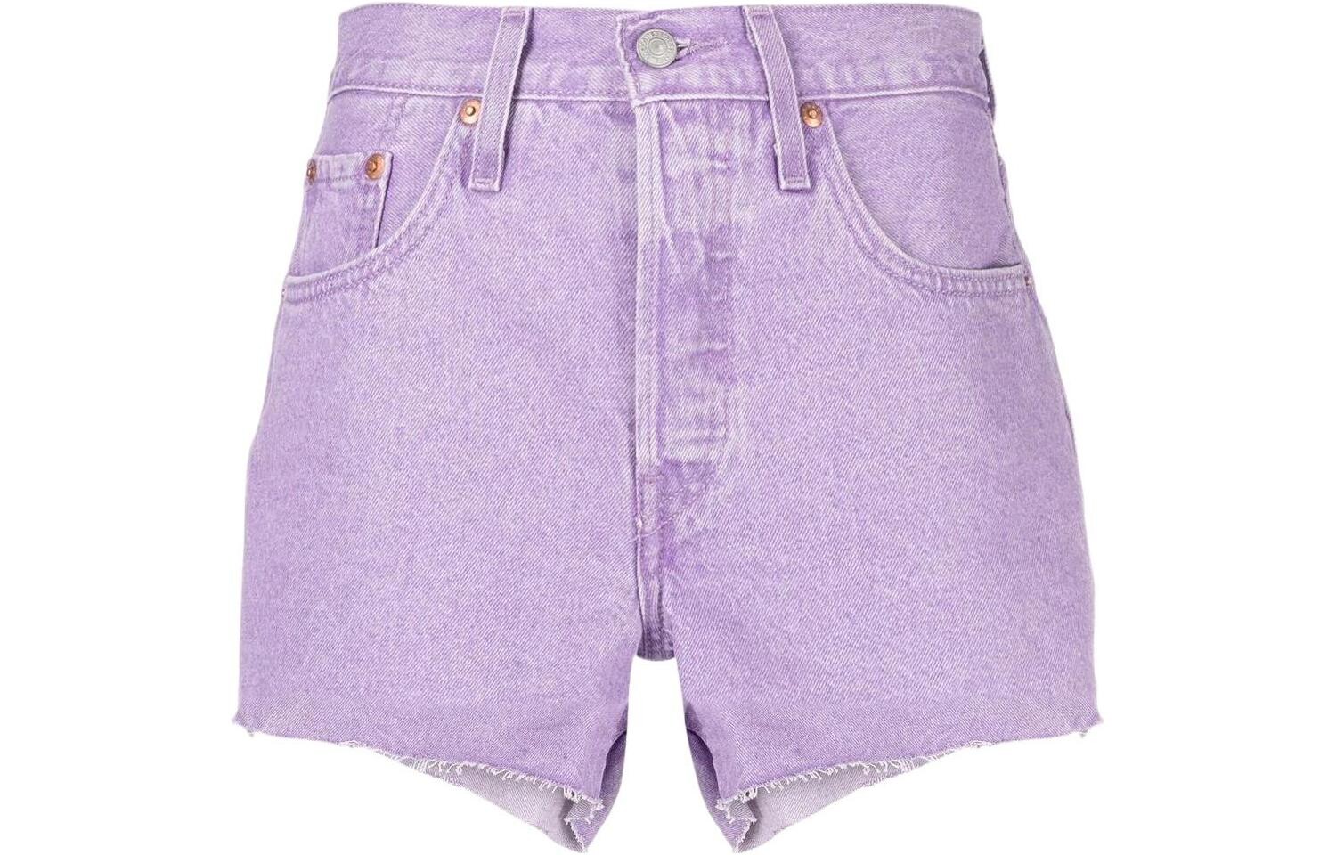 

Джинсовые шорты женские фиолетовые Levi’S