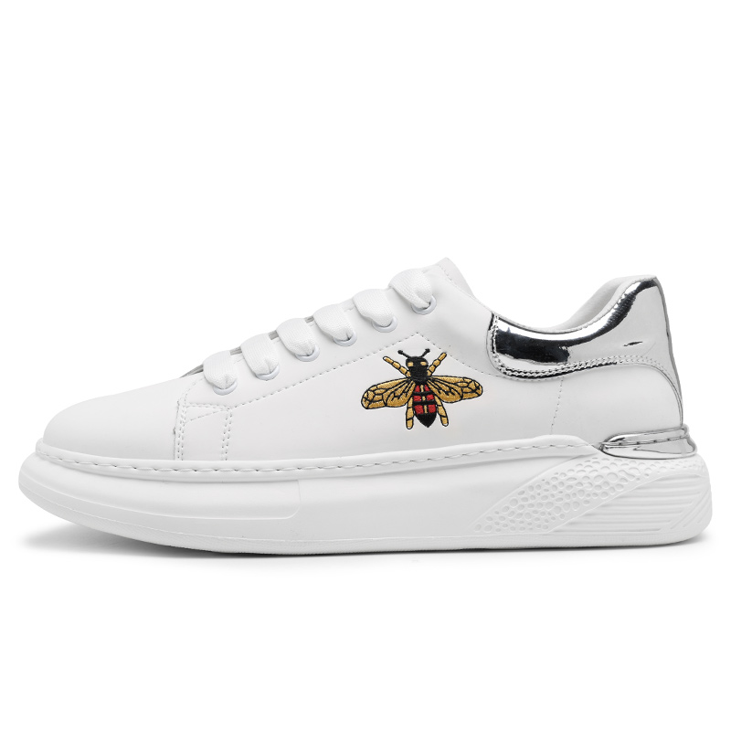 

Мужские легкие кроссовки для скейтбординга Low-Top с противоскользящей амортизацией GQWE, белый