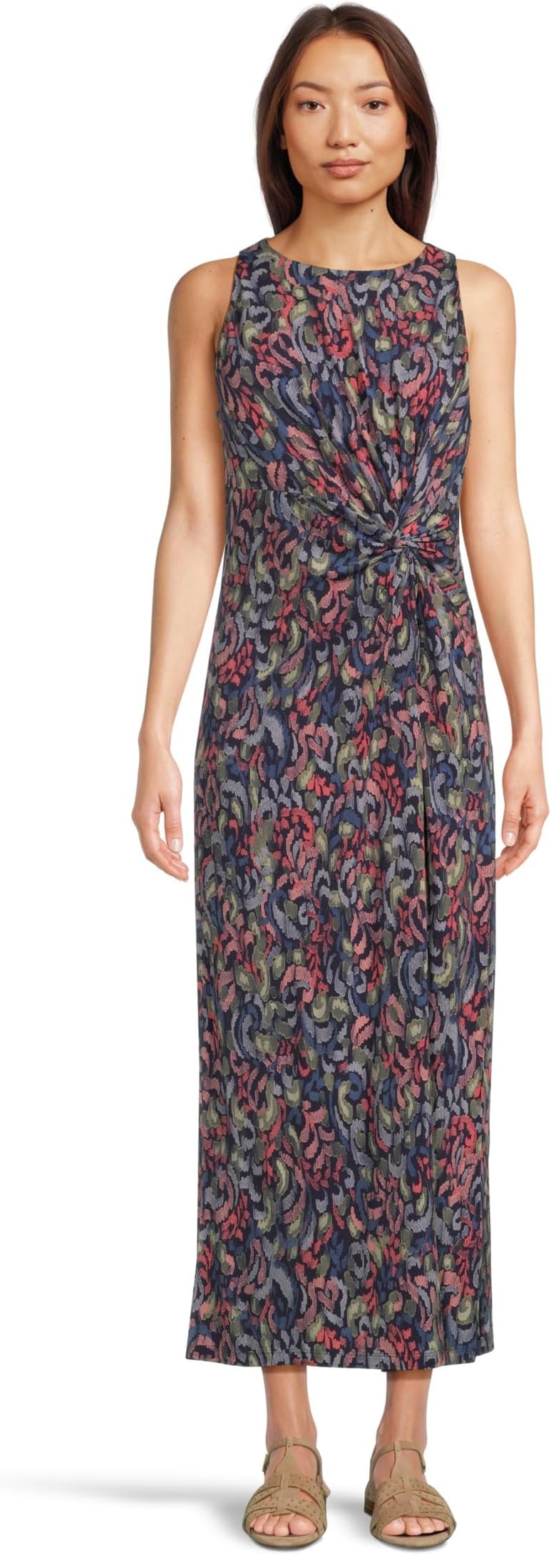 

Платье Tommy Bahama Jasmina Sunlit Seas Maxi Dress, цвет Coastline