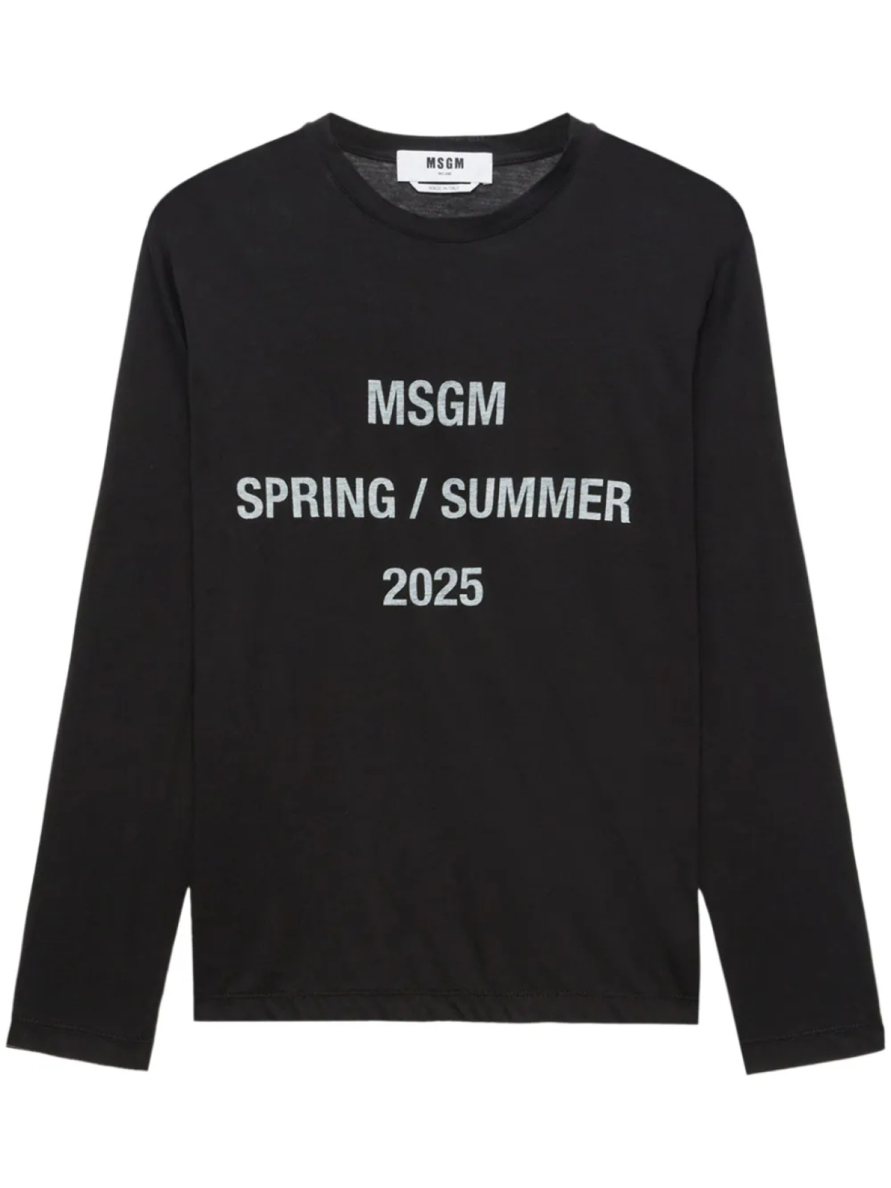 

Футболка с надписью MSGM, черный