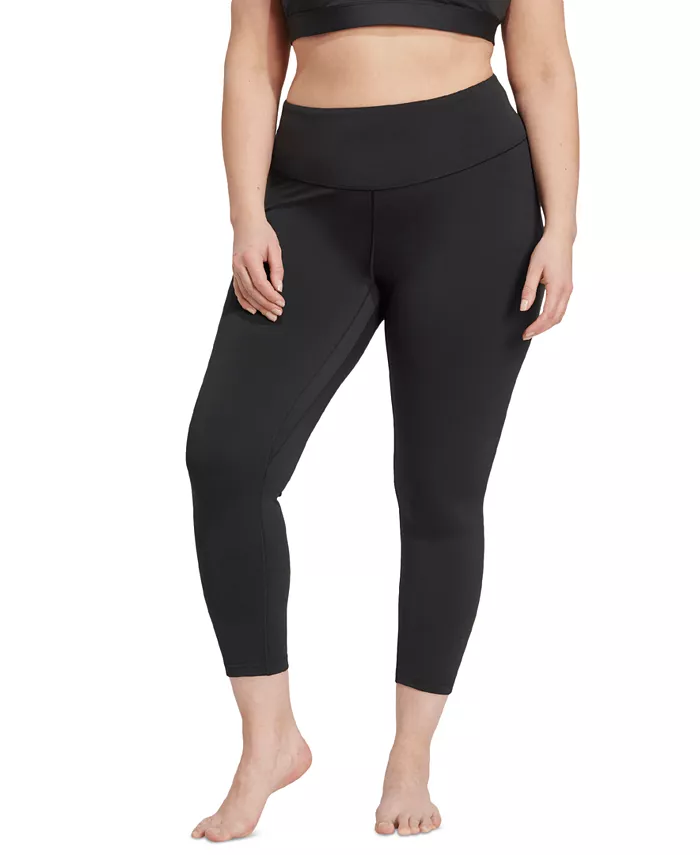 

Леггинсы All Me Plus Size с высокой талией 7/8 adidas, черный