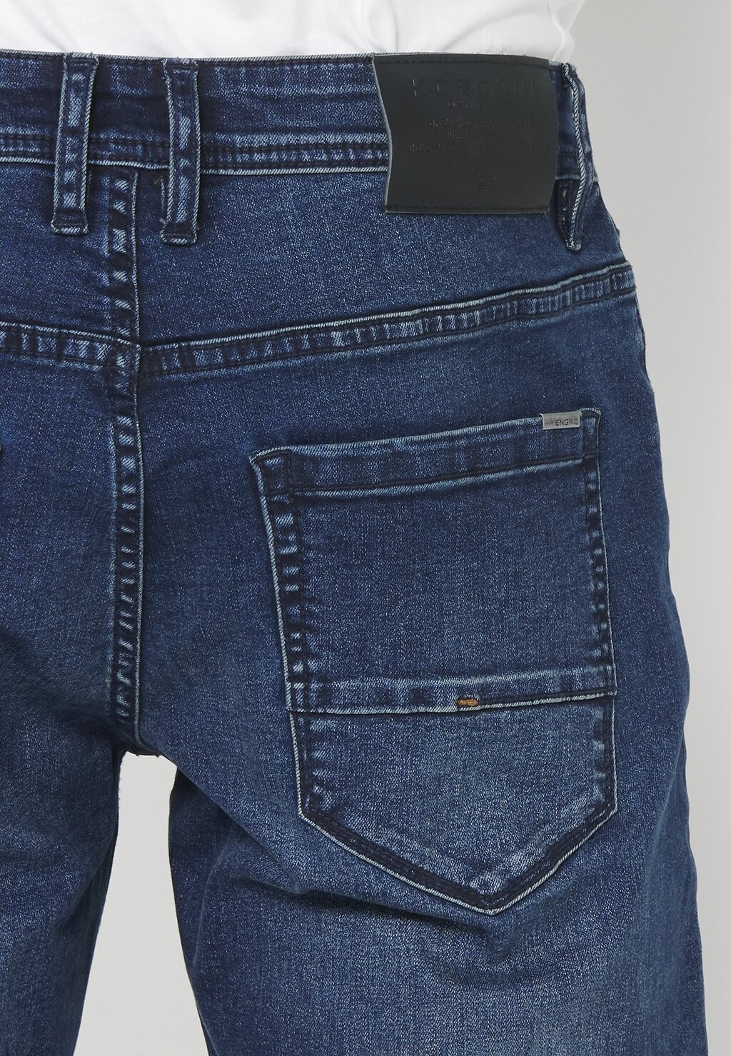 

Джинсы прямого кроя Koroshi, темно-синий