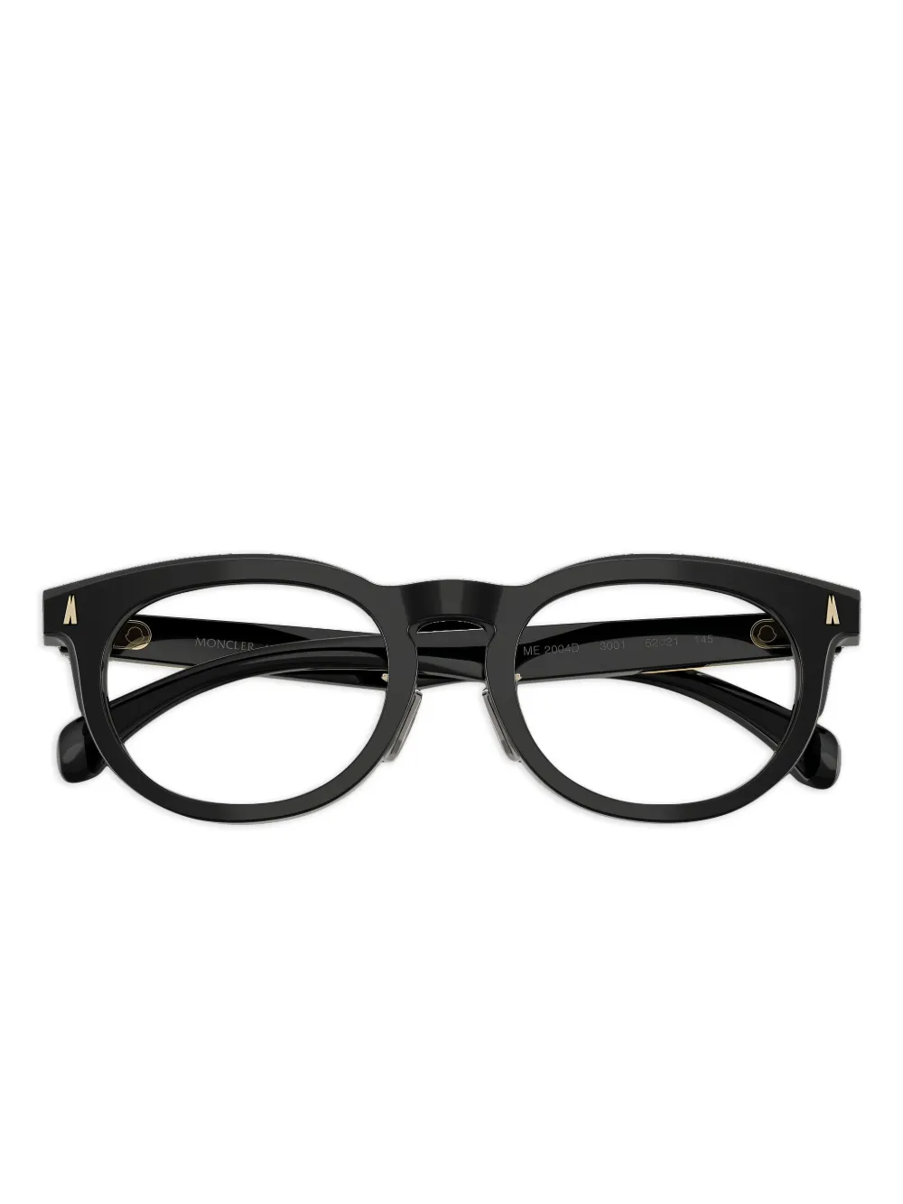 

Очки в круглой оправе Moncler Eyewear, черный